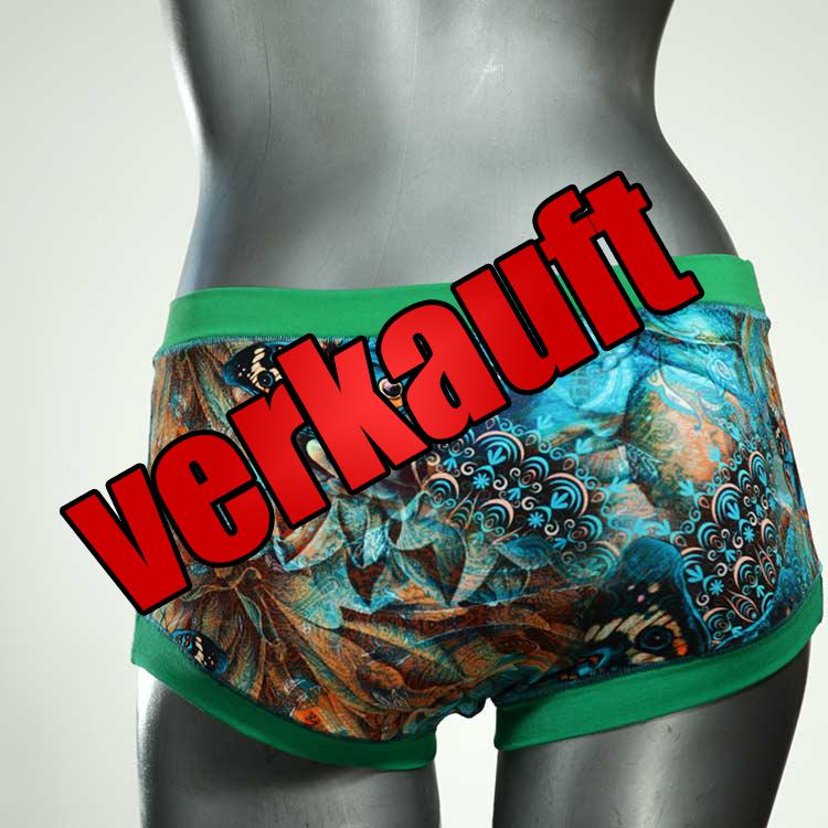 handgemachte bunte preiswerte schöne Hotpant aus Biobaumwolle, Unterwäsche für Damen