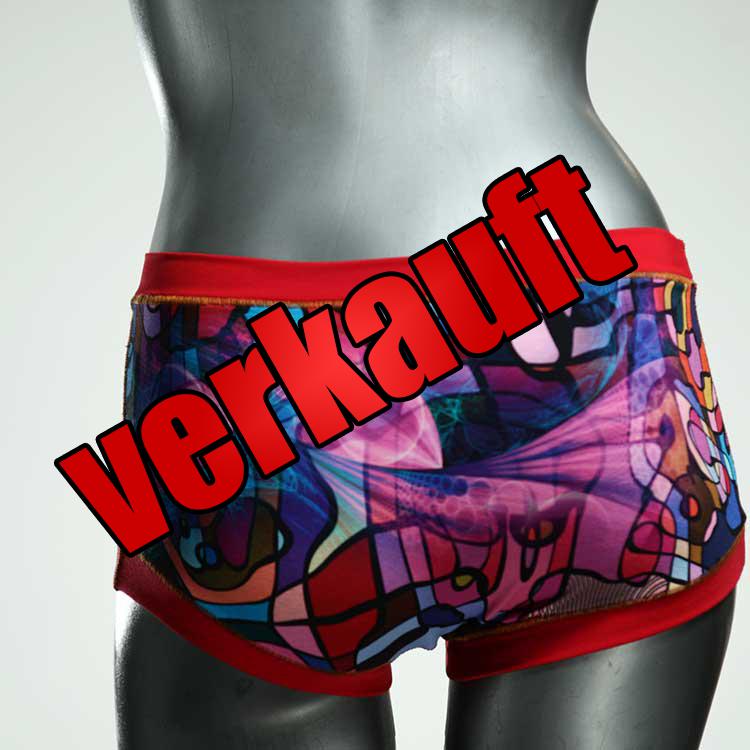 sexy handgemachte schöne gemusterte Hotpant aus Biobaumwolle, Unterwäsche für Damen