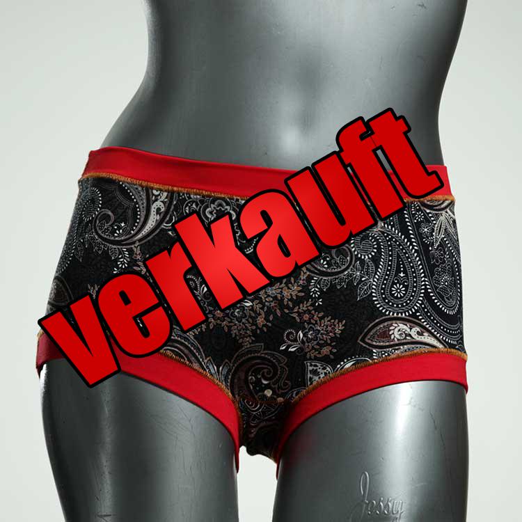 sexy handgemachte schöne gemusterte Hotpant aus Biobaumwolle, Unterwäsche für Damen