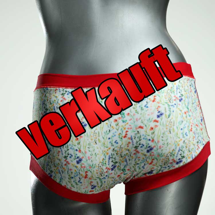 attraktive farbige preiswerte bunte Hotpant aus Biobaumwolle, Unterwäsche für Damen