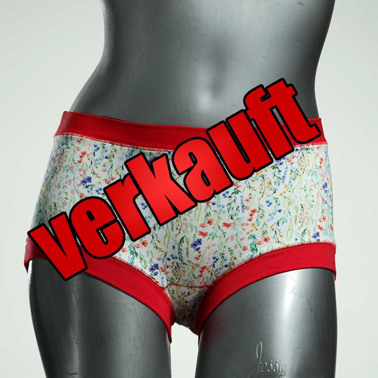 attraktive farbige preiswerte bunte Hotpant aus Biobaumwolle, Unterwäsche für Damen