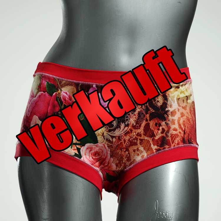 preiswerte bunte bequeme farbige Hotpant aus Biobaumwolle, Unterwäsche für Damen