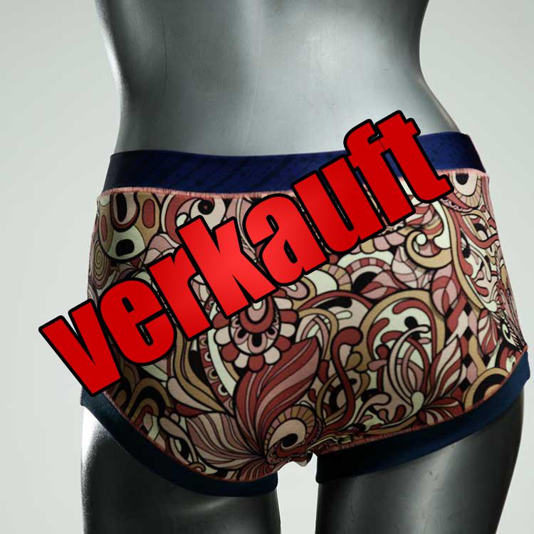 ökologische farbige süße sexy Hotpant aus Biobaumwolle, Unterwäsche für Damen