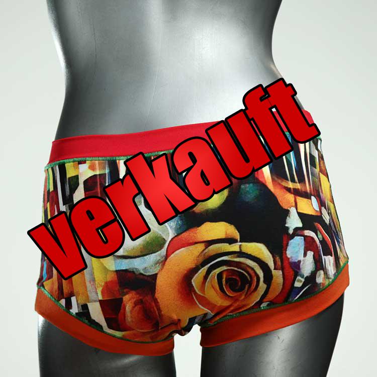 attraktive farbige nachhaltige süße Hotpant aus Biobaumwolle, Unterwäsche für Damen