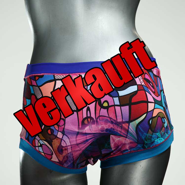 attraktive gemusterte günstige bequeme Hotpant aus Biobaumwolle, Unterwäsche für Damen