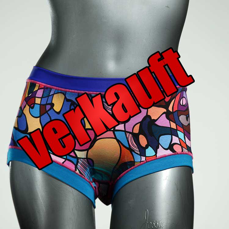 attraktive gemusterte günstige bequeme Hotpant aus Biobaumwolle, Unterwäsche für Damen