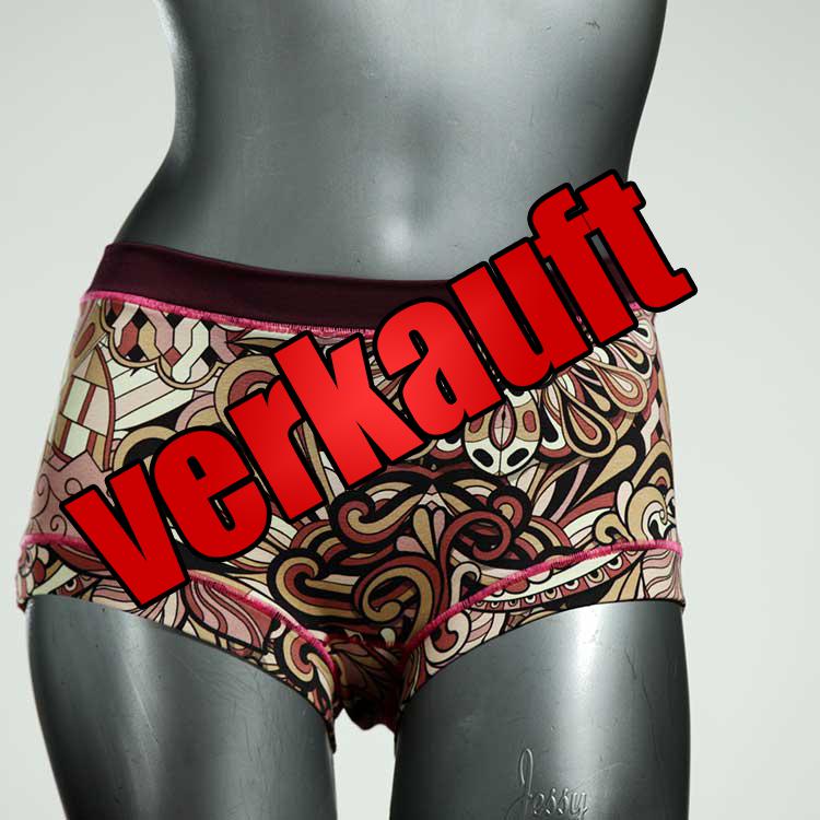 günstige attraktive sexy gemusterte Hotpant aus Biobaumwolle, Unterwäsche für Damen