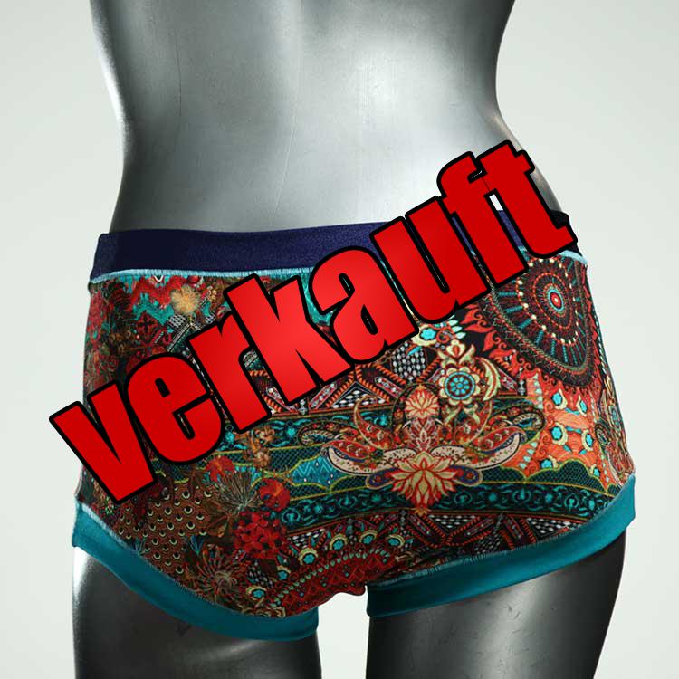 bequeme gemusterte schöne günstige Hotpant aus Biobaumwolle, Unterwäsche für Damen