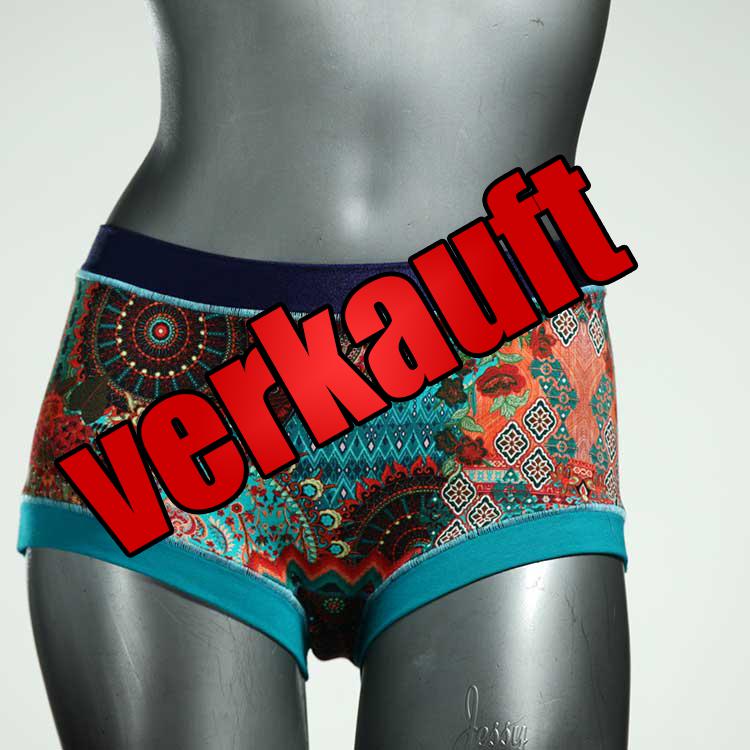 bequeme gemusterte schöne günstige Hotpant aus Biobaumwolle, Unterwäsche für Damen