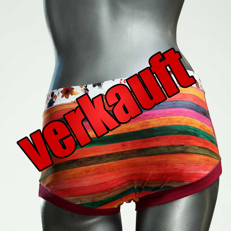 attraktive süße bunte handgemachte Hotpant aus Biobaumwolle, Unterwäsche für Damen