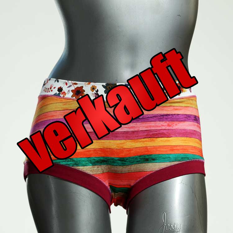 attraktive süße bunte handgemachte Hotpant aus Biobaumwolle, Unterwäsche für Damen