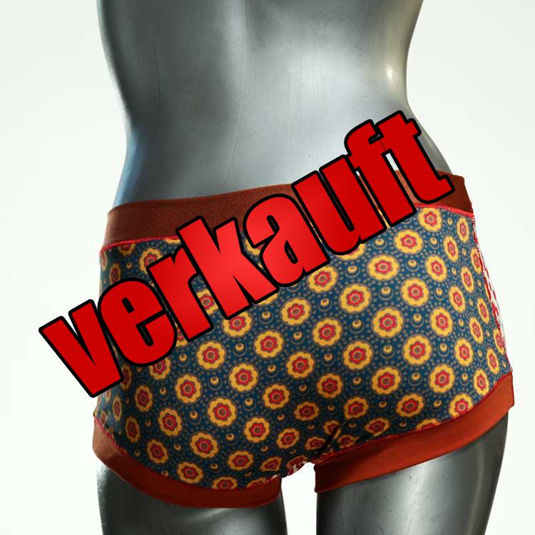 schöne gemusterte preiswerte nachhaltige Hotpant aus Biobaumwolle, Unterwäsche für Damen
