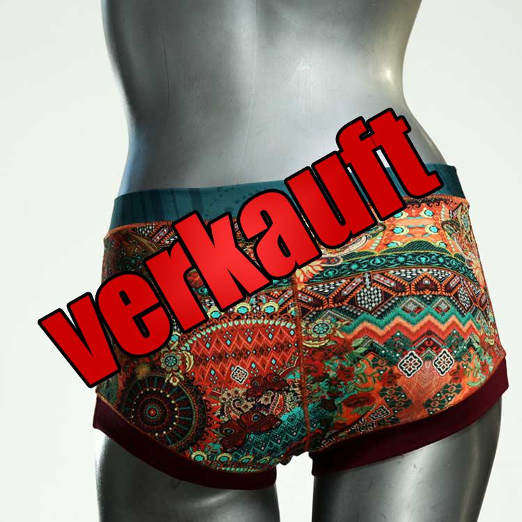 nachhaltige bunte attraktive bequeme Hotpant aus Biobaumwolle, Unterwäsche für Damen