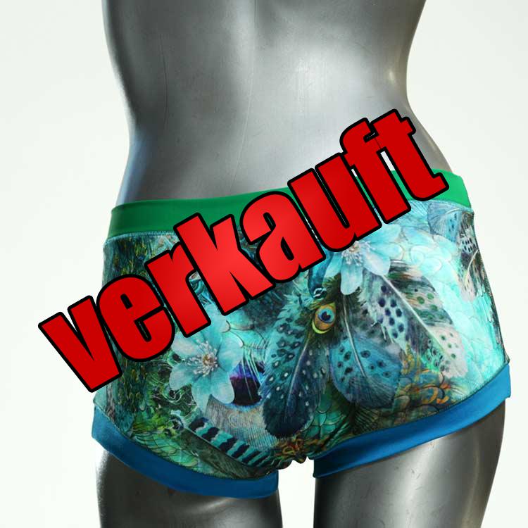 bunte preiswerte günstige gemusterte Hotpant aus Biobaumwolle, Unterwäsche für Damen