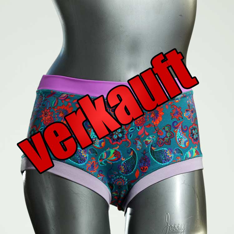 sexy schöne handgemachte gemusterte Hotpant aus Biobaumwolle, Unterwäsche für Damen