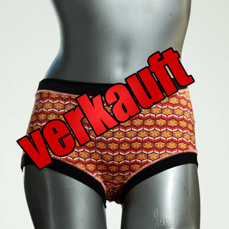 gemusterte bequeme günstige ökologische Hotpant aus Biobaumwolle, Unterwäsche für Damen