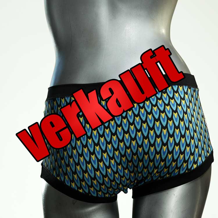 bunte attraktive schöne bequeme Hotpant aus Biobaumwolle, Unterwäsche für Damen