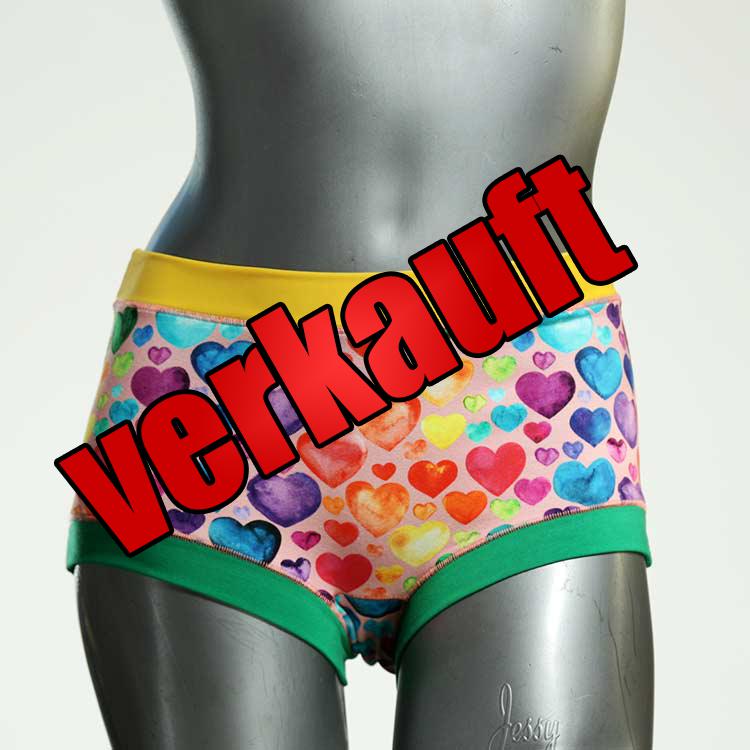 süße farbige attraktive preiswerte Hotpant aus Biobaumwolle, Unterwäsche für Damen