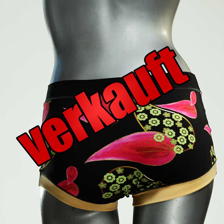 bunte bequeme günstige süße Hotpant aus Biobaumwolle, Unterwäsche für Damen