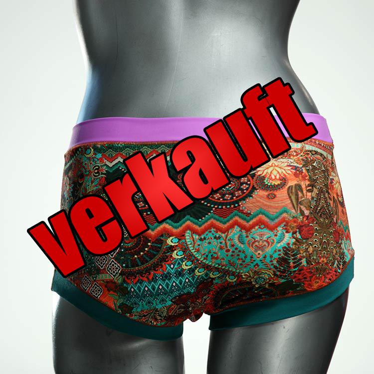 schöne attraktive sexy bunte Hotpant aus Biobaumwolle, Unterwäsche für Damen