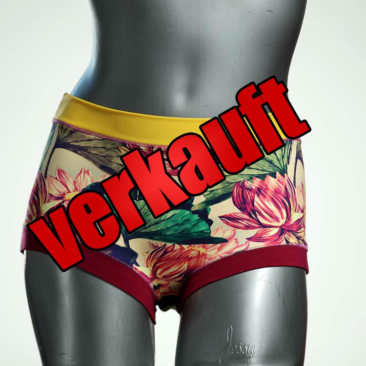 nachhaltige sexy handgemachte attraktive Hotpant aus Biobaumwolle, Unterwäsche für Damen