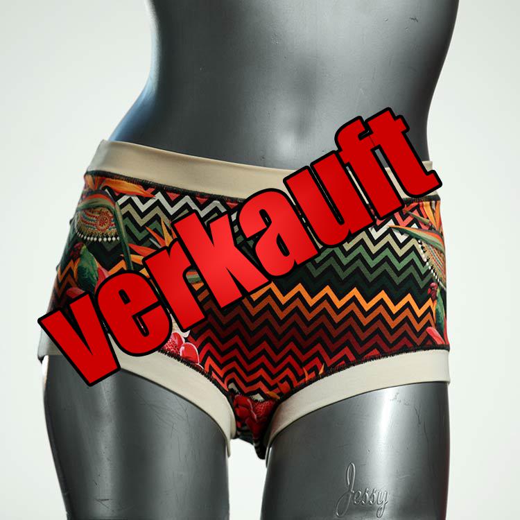 sexy bunte attraktive handgemachte Hotpant aus Biobaumwolle, Unterwäsche für Damen