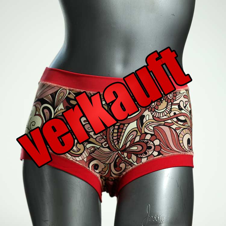 bunte süße sexy gemusterte Hotpant aus Biobaumwolle, Unterwäsche für Damen