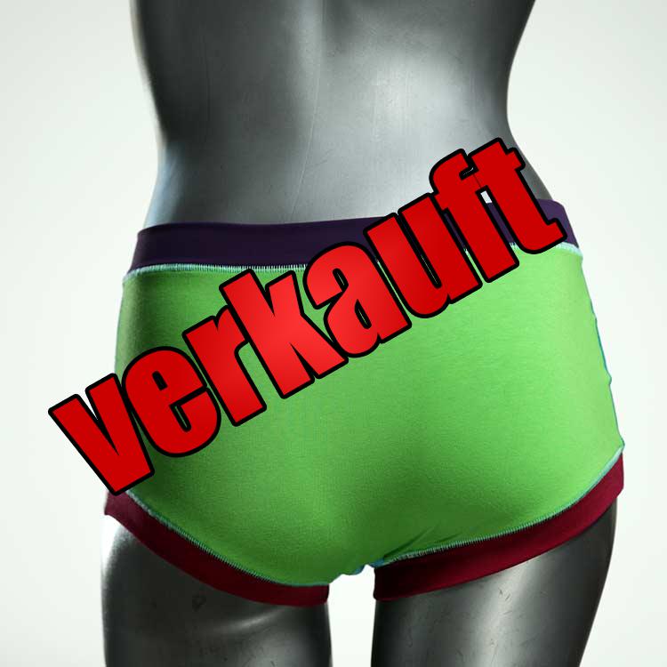 nachhaltige bunte attraktive günstige Hotpant aus Biobaumwolle, Unterwäsche für Damen
