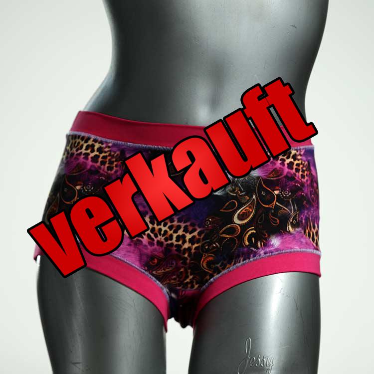 bunte nachhaltige farbige bequeme Hotpant aus Biobaumwolle, Unterwäsche für Damen