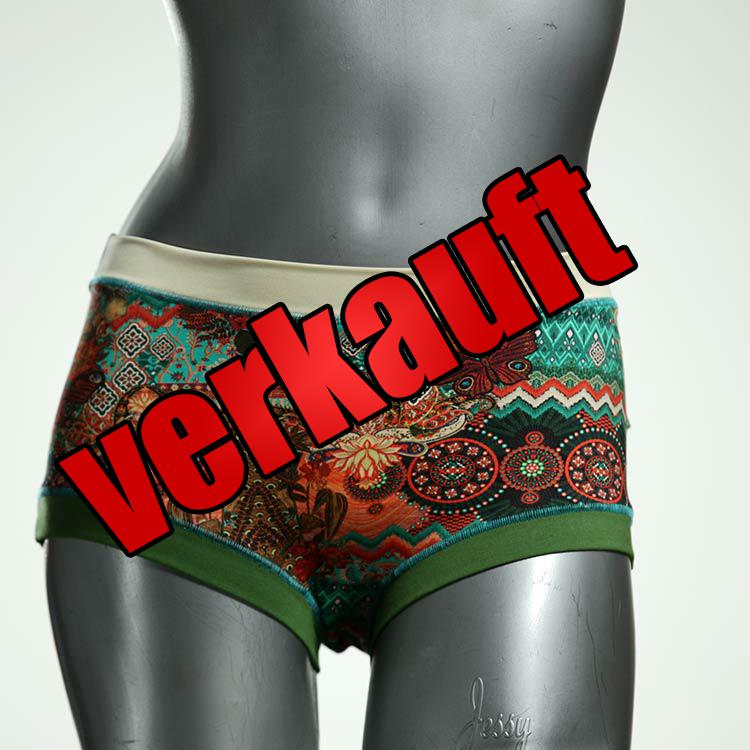 süße handgemachte farbige preiswerte Hotpant aus Biobaumwolle, Unterwäsche für Damen