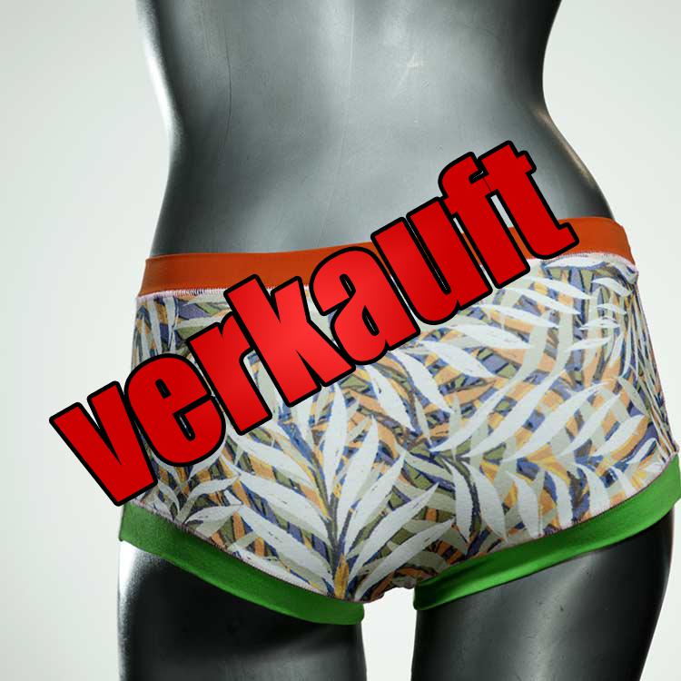 gemusterte nachhaltige sexy bequeme Hotpant aus Biobaumwolle, Unterwäsche für Damen