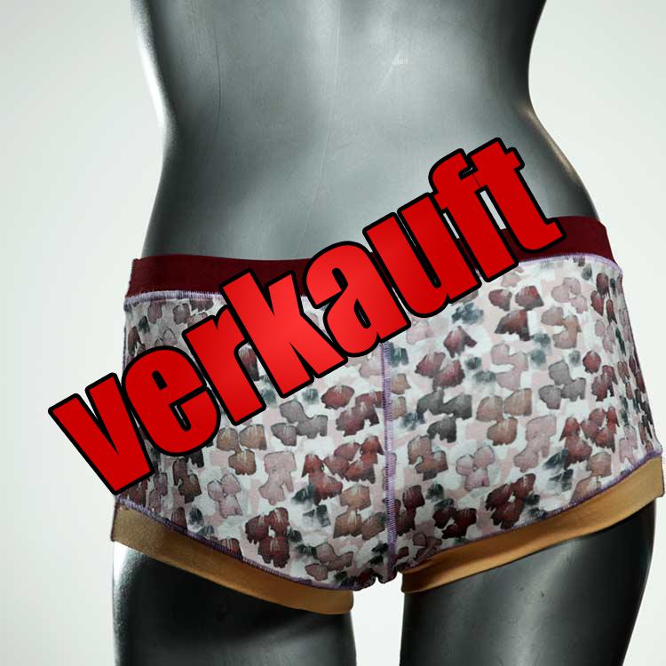 preiswerte günstige bunte schöne Hotpant aus Biobaumwolle, Unterwäsche für Damen