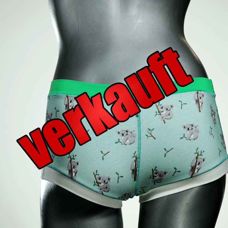 nachhaltige süße farbige bequeme Hotpant aus Biobaumwolle, Unterwäsche für Damen