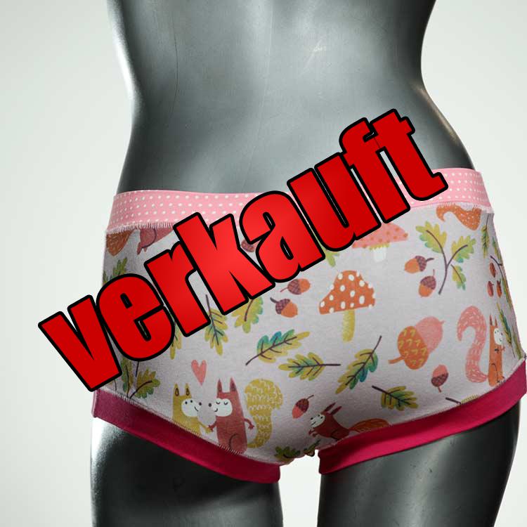 handgemachte sexy bunte preiswerte Hotpant aus Biobaumwolle, Unterwäsche für Damen