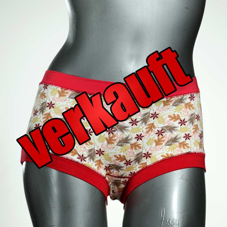 gemusterte günstige schöne nachhaltige Hotpant aus Biobaumwolle, Unterwäsche für Damen