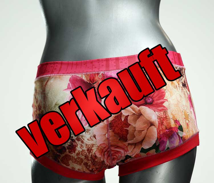 bunte handgemachte preiswerte bequeme Hotpant aus Biobaumwolle, Unterwäsche für Damen