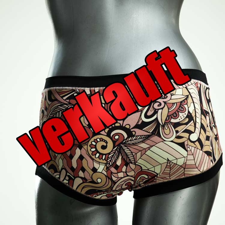 nachhaltige schöne gemusterte süße Hotpant aus Biobaumwolle, Unterwäsche für Damen