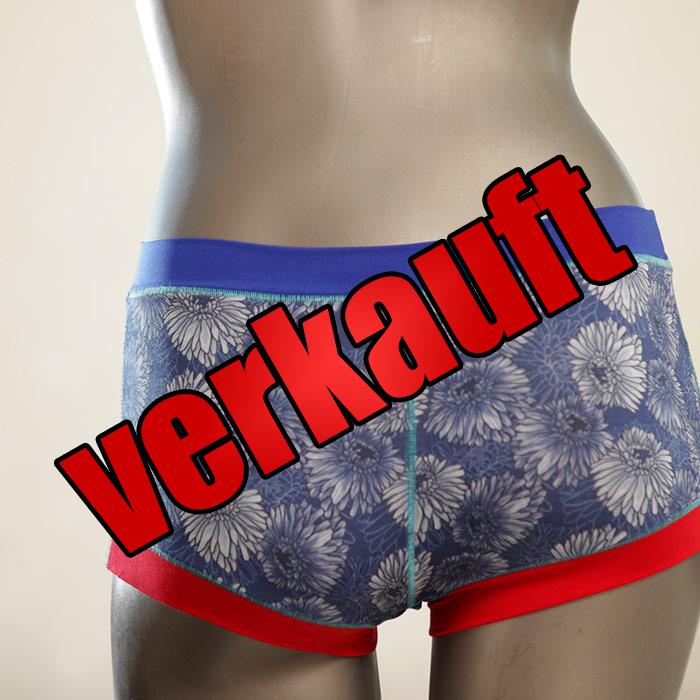  bunte besondere nachhaltige Hotpant - Hipster - Unterhose für Damen aus Biobaumwolle für Damen