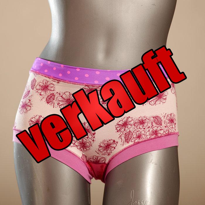  bunte reizende GOTS-zertifizierte Hotpant - Hipster - Unterhose für Damen aus Biobaumwolle für Damen