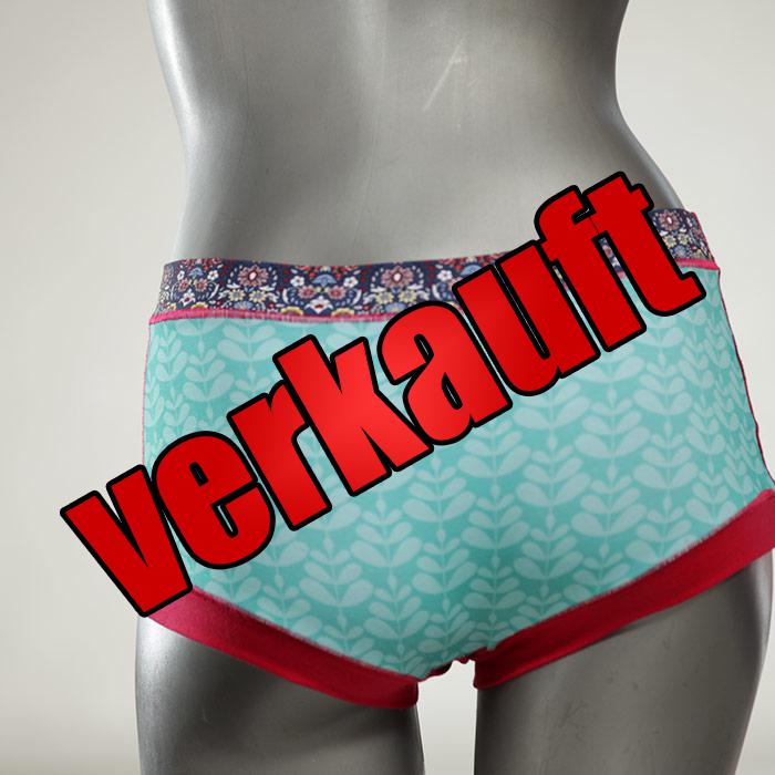  reizende bunte GOTS-zertifizierte Hotpant - Hipster - Unterhose für Damen aus Biobaumwolle für Damen