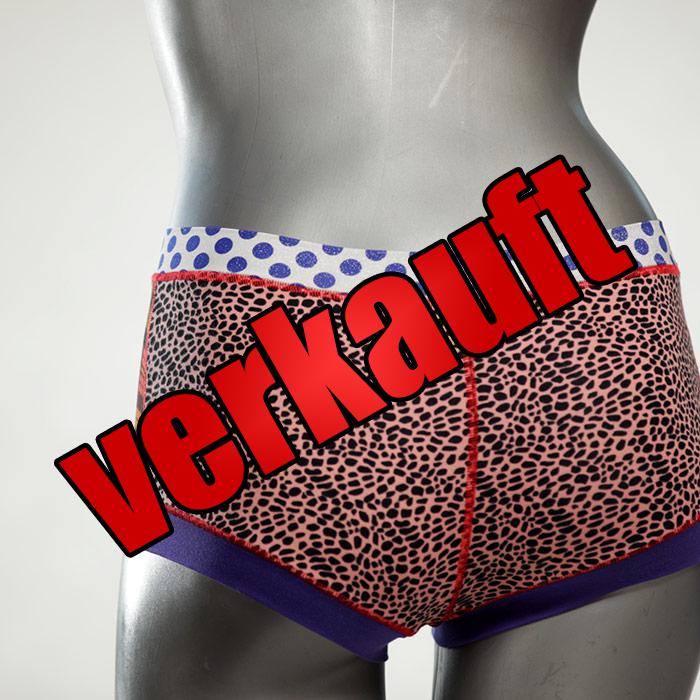  bunte süße GOTS-zertifizierte Hotpant - Hipster - Unterhose für Damen aus Biobaumwolle für Damen