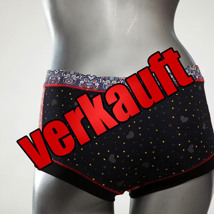  GOTS-zertifizierte bunte bequeme Hotpant - Hipster - Unterhose für Damen aus Biobaumwolle für Damen