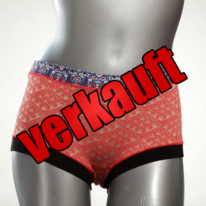  GOTS-zertifizierte bunte bequeme Hotpant - Hipster - Unterhose für Damen aus Biobaumwolle für Damen