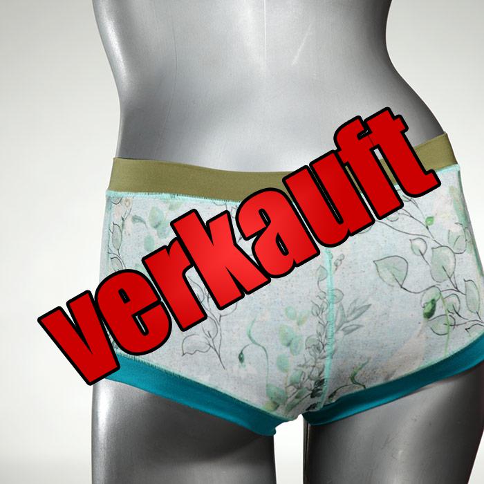 handgemachte farbige sexy ökologische Hotpant aus Biobaumwolle, Unterwäsche für Damen