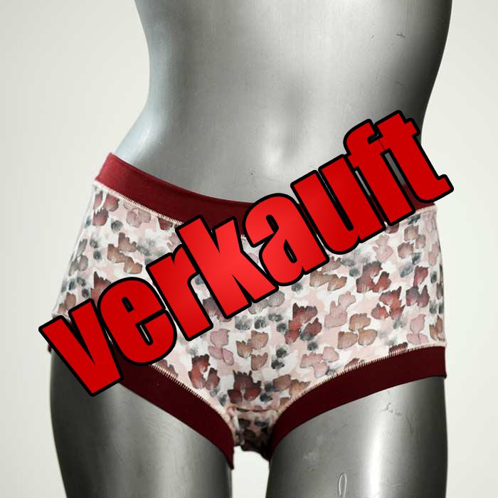 süße bequeme gemusterte bunte Hotpant aus Biobaumwolle, Unterwäsche für Damen