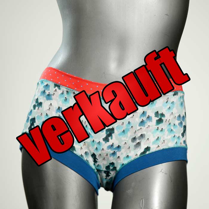 preiswerte gemusterte günstige ökologische Hotpant aus Biobaumwolle, Unterwäsche für Damen