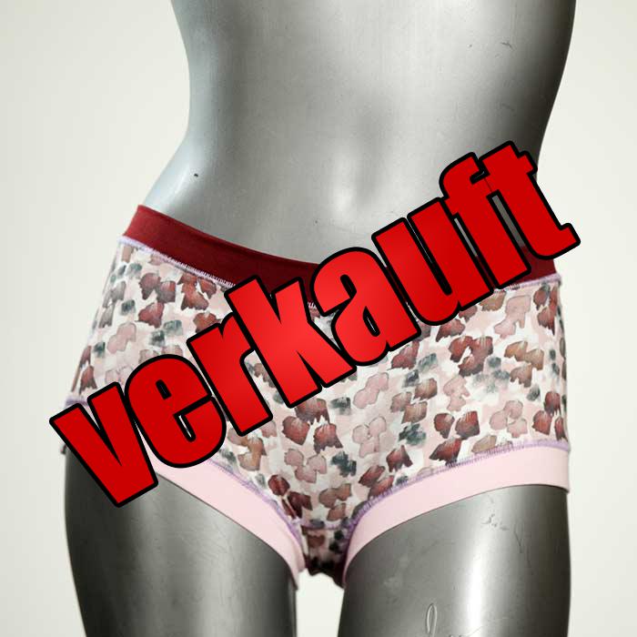 gemusterte preiswerte farbige sexy Hotpant aus Biobaumwolle, Unterwäsche für Damen