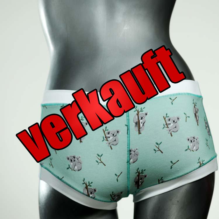 handgemachte bequeme bunte schöne Hotpant aus Biobaumwolle, Unterwäsche für Damen