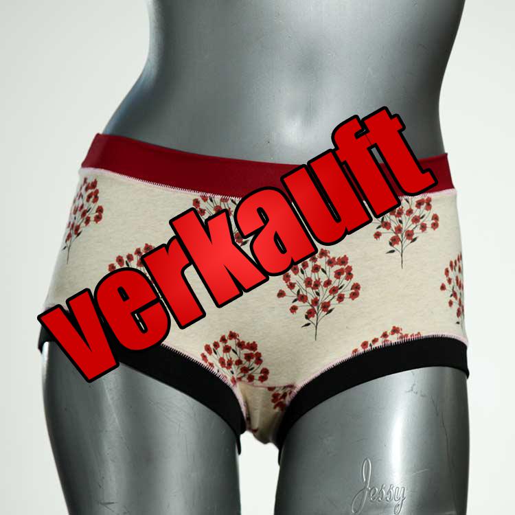 süße bunte attraktive sexy Hotpant aus Biobaumwolle, Unterwäsche für Damen