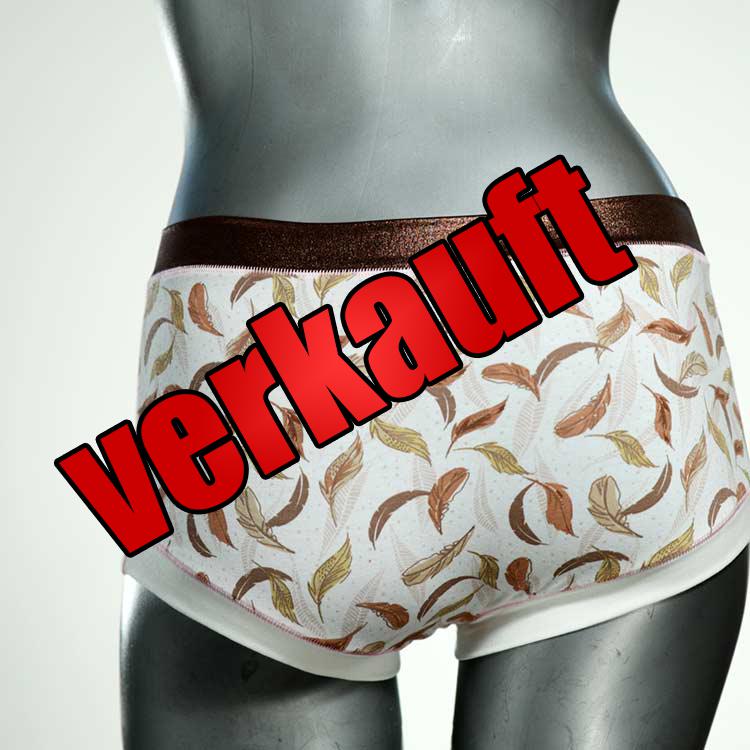 sexy handgemachte gemusterte attraktive Hotpant aus Biobaumwolle, Unterwäsche für Damen